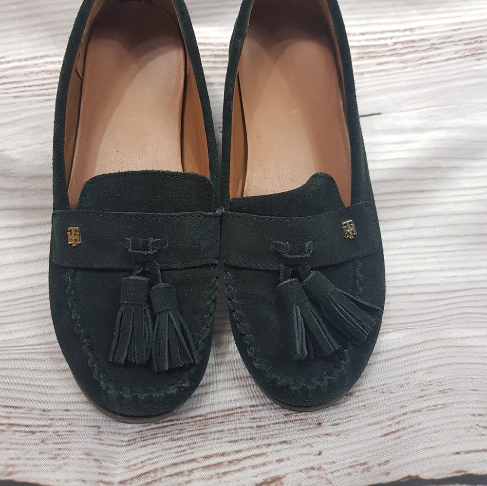 Tommy Hilfiger Suede Slip-On Loafer Shoe